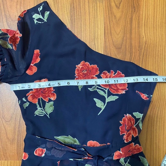 Lovers + Friends Women's Navy and Red Dress - Picture 5 of 5